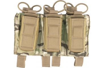 Image of Tactical Assault Gear MOLLE Shingle/Pistol Enhanced 3 Mag Pouch Multicam 812217