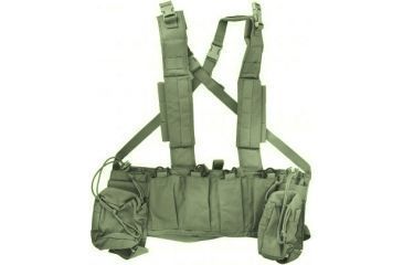 Image of Tactical Assault Gear Phalanx 4 Ammo Pouch Chest Rig - Ranger Green 813331