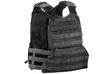 Image of Releasable Integrated Hybrid Vest, Black, Large