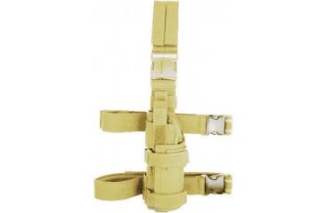 Image of Tactical Assault Gear Universal Drop Leg Holster, Left Hand, Coyote Tan 812736