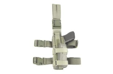 Image of Tactical Assault Gear Universal Drop Leg Holster, Left Hand, Ranger Green 812737