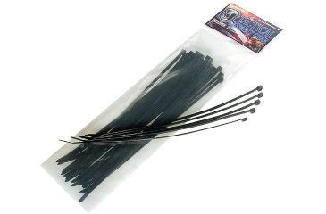 Image of Tactical Assault Gear TAG Large Zip Tie 18in. (10 pack) LZTBK