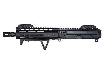 Image of Tactical Edge RD-9 9mm Billet Side-Charging Complete 8.3 in Upper Receiver, 7 in Keymod Rail, Modular BCG, Flip Up Sights, Black 856358007976