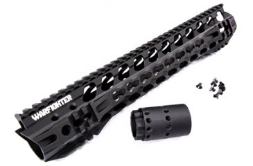 Image of Tactical Edge WARFIGHTER 12 inch Rail System Keymod WRS-Km12, Black 856358007310