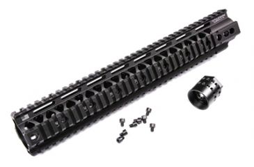 Image of Tactical Edge WARFIGHTER 14 inch Rail System Quadrail .308 WRS14-308, Black 856358007334