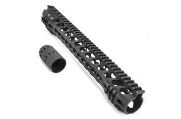 Image of Tactical Edge WARFIGHTER 15 inch Rail System Keymod WRS-KM15, Black, 856358007327