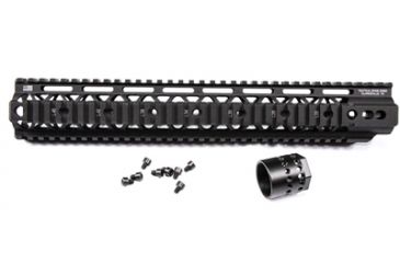 Image of Tactical Edge WARFIGHTER 15 inch Rail System Quadrail WRS-15, Black 856358007297