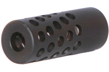 Image of Tactical Precision Manufacturing 22 Cal 1/2X28 Tpi Titanuim Muzzle Brake/Flash Hider/Full-Auto Rated ,990lb, MB02-22-TI