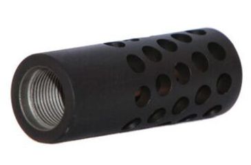 Image of Tactical Precision Manufacturing 22 Cal 1/2X28 TpiTitanuim Full Port Muzzle Brake, Cerakote, MB01-22-CK