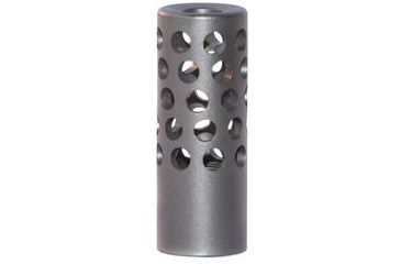 Image of Tactical Precision Manufacturing 22 Cal 1and 2X28 Tpi Titanium Full Port Muzzle Brake, MB01-22-TI