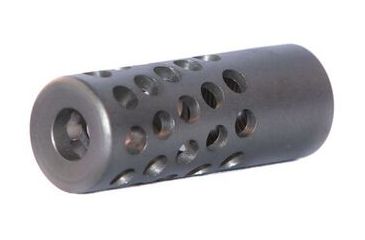 Image of Tactical Precision Manufacturing 22 Cal 1and 2X28 Tpi Titanium Full Port Muzzle Brake, MB01-22-TI