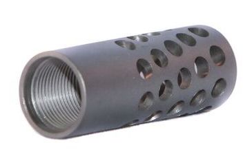 Image of Tactical Precision Manufacturing 22 Cal 1and 2X28 Tpi Titanium Full Port Muzzle Brake, MB01-22-TI