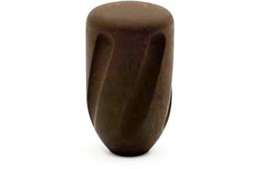 Image of Tactical Precision Manufacturing Aluminum Helical Fluted Bolt Knob, Patriot Brown, BK-AL-HF-PB
