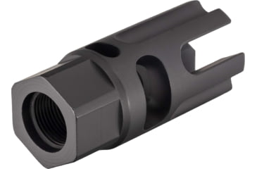 Image of Tactical Precision Manufacturing TPM .22 Cal Titanium Flash Hider, Black, 1/2x28, FH-22-TI-BLK