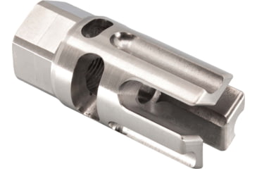 Image of Tactical Precision Manufacturing TPM .22 Cal Titanium Flash Hider, Polished Titanium, 1/2x28, FH-22-TI