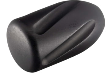Image of Tactical Precision Manufacturing TPM Aluminum Helical Fluted Bolt Knob, Black, 5/16x24, BKA-HF-BLK
