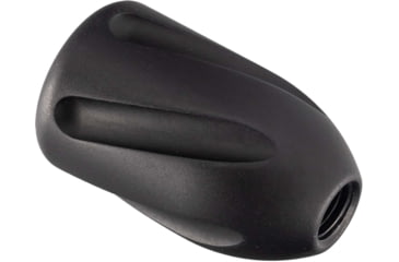Image of Tactical Precision Manufacturing TPM Aluminum Helical Fluted Bolt Knob, Black, 5/16x24, BKA-HF-BLK