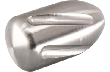 Image of Tactical Precision Manufacturing TPM Titanium Helical Fluted Bolt Knob, Polished Titanium, 5/16x24, BKTI-HF