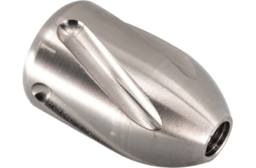 Image of Tactical Precision Manufacturing TPM Titanium Helical Fluted Bolt Knob, Polished Titanium, 5/16x24, BKTI-HF