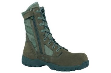 Image of Tactical Research by Belleville Mens Ultra Lightweight Hot Weather Side-Zip Composite Toe Garrison Boot, Sage, 11, Regular TR696ZCT 110R