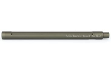 Image of Tactical Solutions 10/22 or Charger XRP 22LR 12.375 Inch 1/2 x 28 TPI Threaded Barrel, OD Green, TSO1XRPTE-04