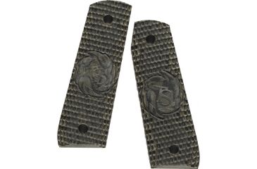 Image of Tactical Solutions 22/45 G-10 Handgun Grip, Black/Gray 2245 G10 BLK