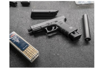 Image of Tactical Solutions .22 LR Conversion for Glock Model 17/22 Threaded End, Black, TSGCON-17-TE