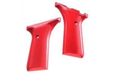 Image of buck mark aluminum handgun grip, red