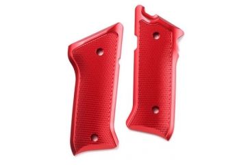 Image of mkii/iii aluminum handgun grip, red