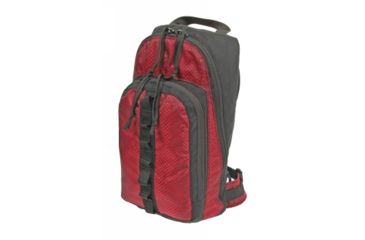 Image of Tactical Tailor Concealed Carry Sling Bag, Black/CRIMSON DIAMOND, 41025-2-21D