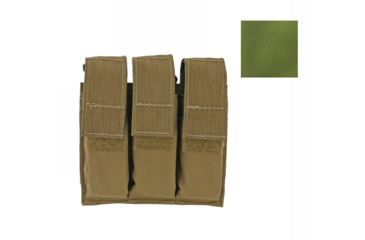 Image of Tactical Tailor Triple Pistol Mag Pouch, Olive Drab, 10011-1