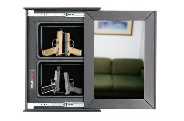 Image of Tactical Walls 1420M Concealment Short Mirror, Black with Mirror BM20RFBKBKMR