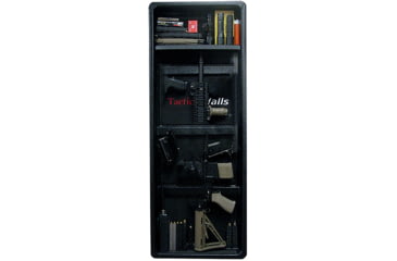 Image of Tactical Walls 1440 Wall Insert Gun Storage, Black, IN40BK
