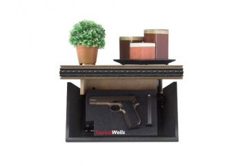Image of Tactical Walls 812 Pistol Length Shelf, Dutch Walnut with Rope Trim, 812 0812MLDWR