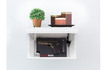 Image of Tactical Walls 812 Pistol Length Shelf, White, 812 0812MLWT