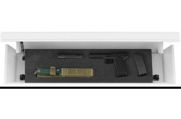 Image of Tactical Walls 825 Pistol Length Shelf, White, 825, 0825MLWT