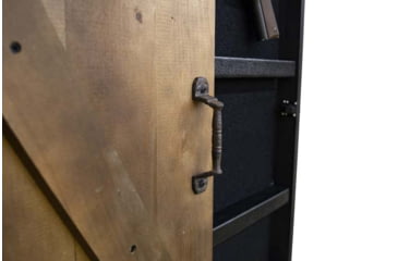 Image of Tactical Walls Mini Barn Door Concealment, Dutch Walnut, BARNDW
