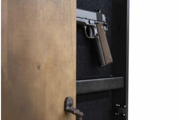 Image of Tactical Walls Mini Barn Door Concealment, Dutch Walnut, BARNDW