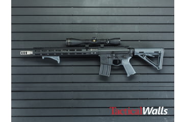 Image of Tactical Walls ModWall AR15 Hanger, Left Facing, Black, MWAR15L