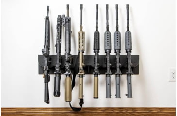 Image of Tactical Walls ModWall Multi-Gun Rack, Black, MWMGRAK