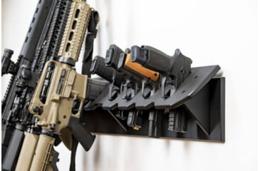 Image of Tactical Walls ModWall Multi-Gun Rack, Black, MWMGRAK