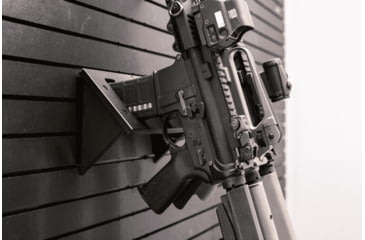 Image of Tactical Walls ModWall Multi-Rifle Hangers, Black, MWMRH