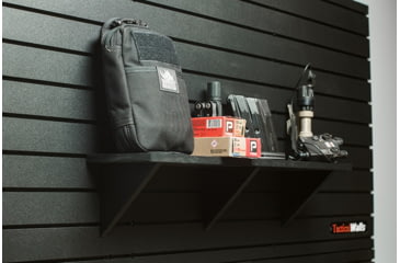Image of Tactical Walls ModWall Shelves, Extra Large, Black, MWXLSHELF
