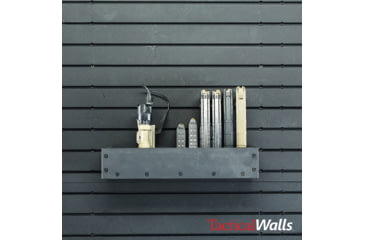 Image of Tactical Walls ModWall Shelves, Large, Black, MWLGSHELF