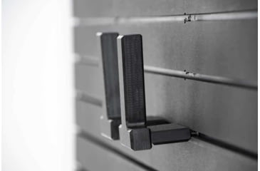 Image of Tactical Walls ModWall Single Stack Hanger, Right Facing, Black, MWSS9R