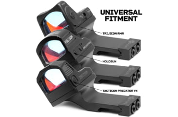 Image of Tacticon Armament 35 Degree Offset Mount, Black, 35DGPCMT