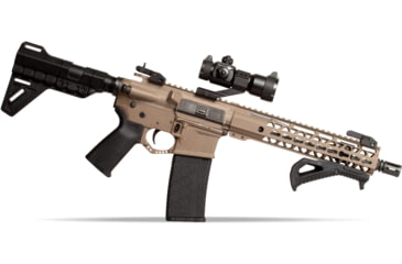 Image of Tacticon Armament BattleGrip 8 Tactical Angled Foregrip, Black, BG08BK