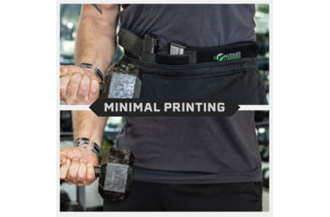 Image of Tacticon Armament Belly Band Holster, Regular, Right Handed, Black, BB10R