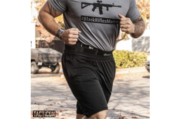 Image of Tacticon Armament Belly Band Holster, Regular, Right Handed, Black, BB10R
