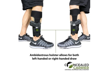 Image of Tacticon Armament Concealed Pistol Ankle Holster, Black, AH10